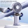 custom mini rechargeable handheld usb fan for women 2