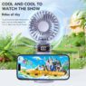 custom mini rechargeable handheld usb fan for women 4