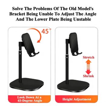 custom multi angle aluminum desktop phone tablet stand 1