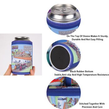 custom neoprene sublimation can cooler 1