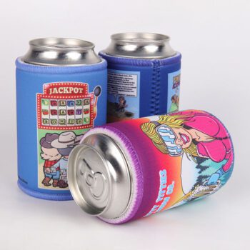 custom neoprene sublimation can cooler