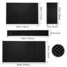 custom non slip soft pvc bar runner mat 1