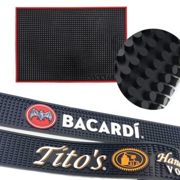 custom non slip soft pvc bar runner mat