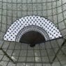 custom painted classic folk art bamboo hand fan 2