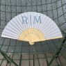 custom painted classic folk art bamboo hand fan 3