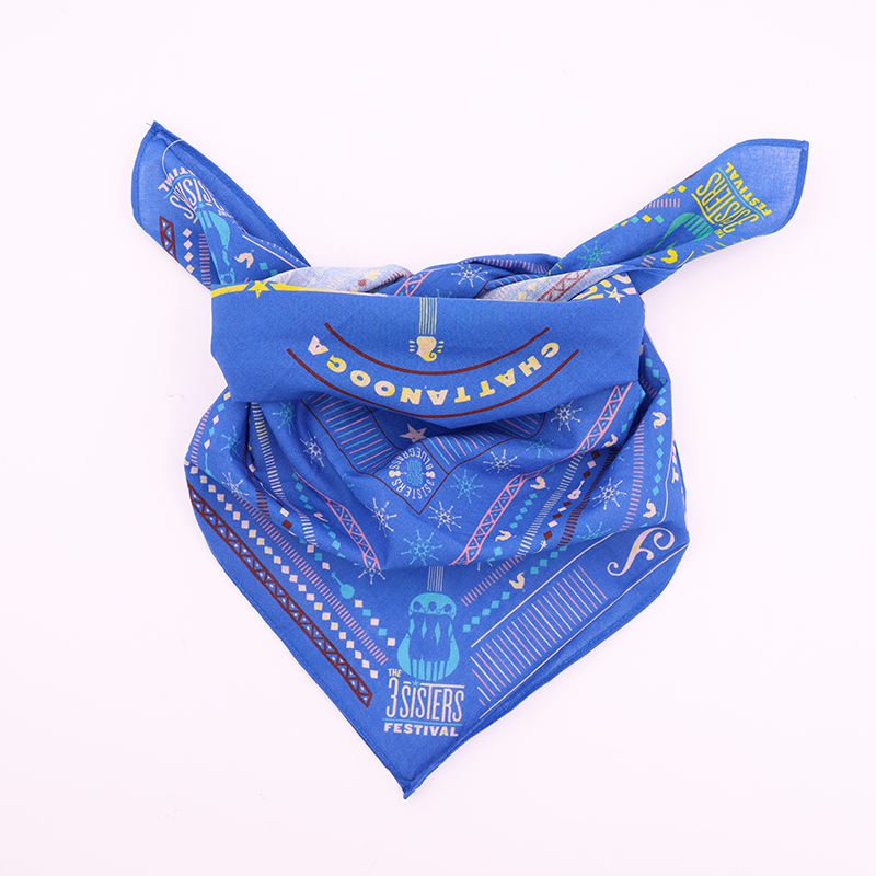 custom patterned polyester bandana scarf for brand merchandise custom patterned polyester bandana scarf for brand merchandise