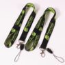 custom polyester lanyard with detachable phone key strap 1