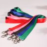 custom polyester lanyard with detachable phone key strap 2