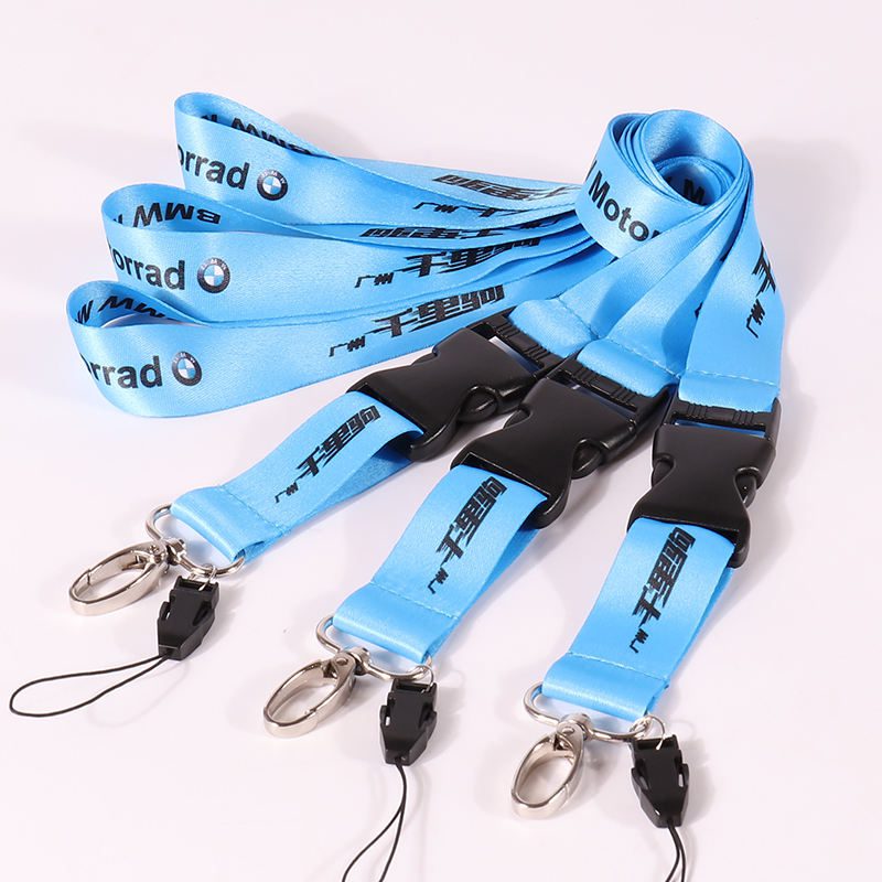 custom polyester lanyard with detachable phone key strap custom polyester lanyard with detachable phone key strap
