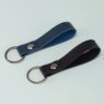 custom portable pu leather keychains 2