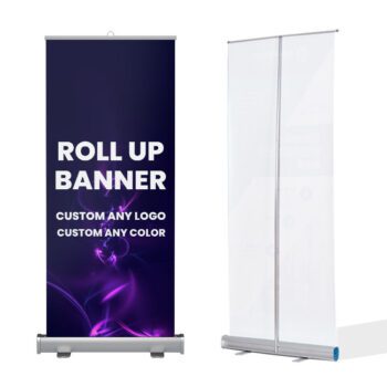 custom printed 85x200cm roll up banner stand