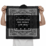 custom printed cotton polyester bandana for corporate events