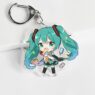 custom printed mini clear acrylic keychain 3