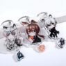 custom printed mini clear acrylic keychain 5