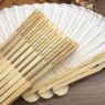 custom printing bamboo fabric folding hand fan 4