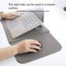 custom pu leather laptop sleeve with integrated stand 4