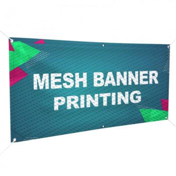 custom pvc vinyl mesh fence banner