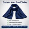custom real silk square bandana scarf for executive swag 2