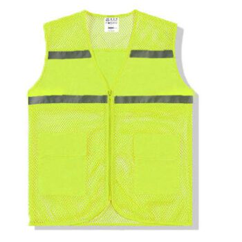 custom reflective mesh safety vest for volunteer events 1