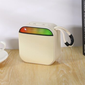 custom rgb light up mini wireless bluetooth speaker