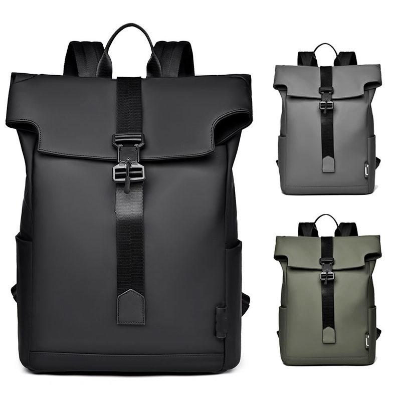 custom roll top waterproof business laptop backpack custom roll top waterproof business laptop backpack