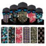 custom seamless printed logo neck gaiter 1