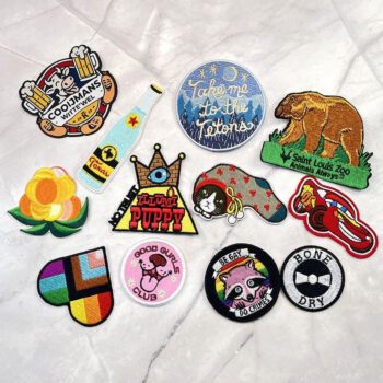 custom soft chenille embroidered patch 1