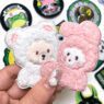 custom soft chenille embroidered patch