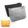 custom soft felt multi function cosmetic pouch 3