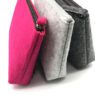 custom soft felt multi function cosmetic pouch 4