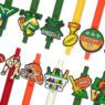 custom soft pvc ruber plastic ballpoint pen 6