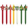 custom soft pvc ruber plastic ballpoint pen 8