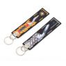 custom sublimation fabric tag keychain 4