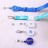 custom sublimation lanyard with badge reels