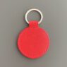 custom sublimation pu leather round keychain 1