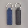 custom sublimation pu leather round keychain 4