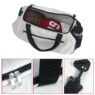 custom unisex lightweight denim sports duffle bag 1
