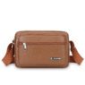 custom unisex pu leather business crossbody bag 4