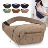 custom womens lightweight nylon chest sling bag 2