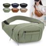 custom womens lightweight nylon chest sling bag