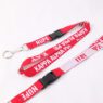 custom woven eco friendly lanyard with breakaway key ring 4