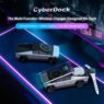 cyberpunk 3 in 1 rotating magnetic wireless charging station 2