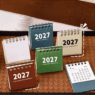 desktop flip pocket small mini calendar 1
