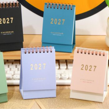 desktop slip spiral table calendar 1