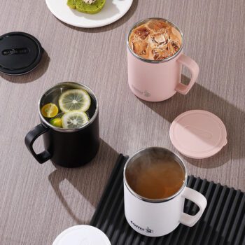 double layer milk tumbler with sealed lid 1
