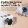double sided magnetic vacuum suction phone mount for car 1