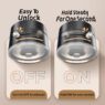 double sided magnetic vacuum suction phone mount for car 2