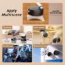 double sided magnetic vacuum suction phone mount for car 3