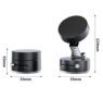 double sided magnetic vacuum suction phone mount for car 4