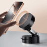double sided magnetic vacuum suction phone mount for car